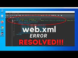 fix error in web xml file eclipse ide
