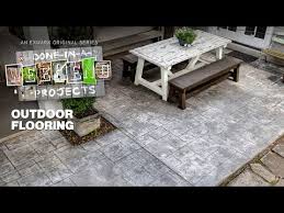 Outdoor Flooring Ideas Done In A