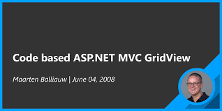 code based asp net mvc gridview