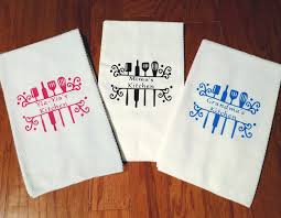 Personalized Kitchen Towels From Danees Designs