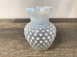 Milk Glass Iridescent Vase B For