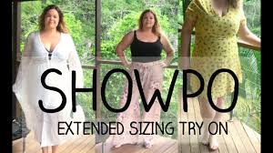 Showpo Trying On Extended Sizing As A Curvy Babe