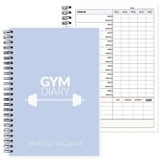 York Stationery Gym Diary A5 Workout Log Book Exercise Cardio