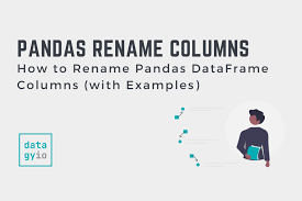how to rename pandas dataframe columns