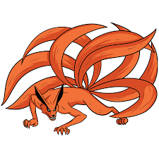 how to draw a nine tailed fox really