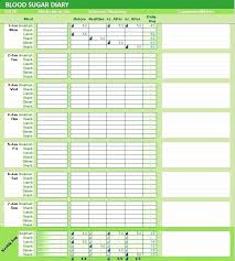 Blood Pressure Tracker Template For Excel Glucose Tracking Sheet
