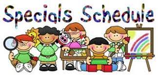 Specials Schedule - North Broad Elementary School
