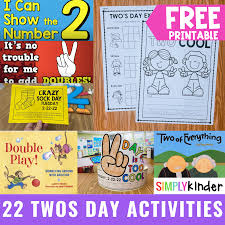 22 twos day activities for kindergarten