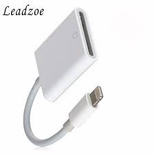 For Apple Ipad Mini Pro Air Lightning To Sd Card Camera Reader Adapter Cable A V Cables Adapters Computers Tablets Networking