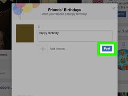 create a birthday card on facebook