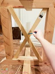 Diy Wood Pedestal Table Base The