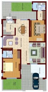 25 45 Duplex House Plan 1125sqft East