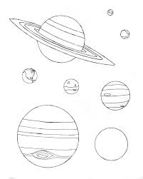 Dibujos De Planetas Para Colorear