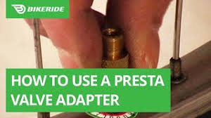 how to use a presta valve adapter with