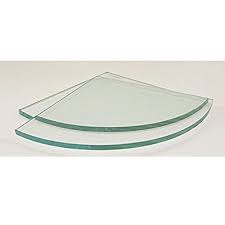 Clear Tempered Glass Shower Shelf Glass