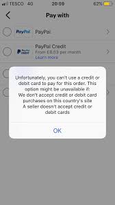 Check spelling or type a new query. Seller Doesn T Accept Debit Credit Card Says I Can T Pay With Paypal Because He Doesn T Have An Account Neither Do I But If I Pay With Paypal Guest Account Does He Also Need