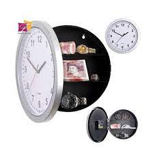 clock safe storage box money
