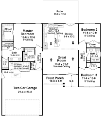 simple and affordable ranch floor plan