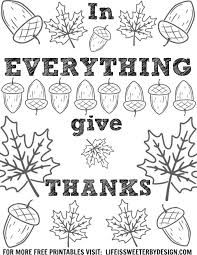 Share this page using one of these tools: Thanksgiving Color Pages Life Is Sweeter By Design
