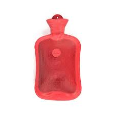 hot water bottle red