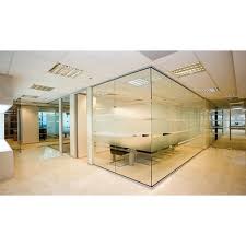 glass office partition at rs 250 square