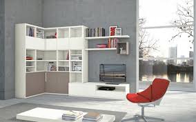 modern living room wall units with