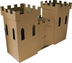 cardboard castle cardboard box castle