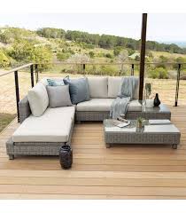 Corner Patio Couch Set For