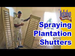 painting plantation shutters how to