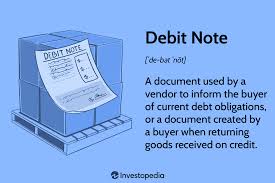 what is a debit note and how does it work