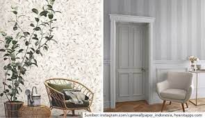 motif wallpaper untuk ruang tamu sempit