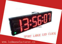 large outdoor led clock timer china
