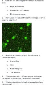 what are the advanes of confocal