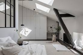Use Sloping Ceiling To Your Advantage