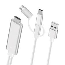 3 In 1 Hdmi Usb Cable For Iphone Lightning Android Micro Usb Type C To Hdmi Hdtv Digital Av Adapter For Iphone X 8 Huawei Xiaomi Hdmi Cables Aliexpress
