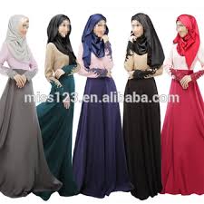 Muslim Islamic Abaya Women Ladies Long Dress Color Matching Turkey Clothing Buy Muslim Clothing Long Dress Clothing Islamic Turkey Clothing Product