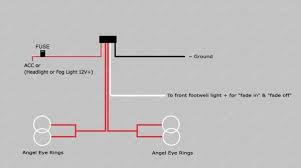 A wiring diagram typically gives info concerning the loved one placement and arrangement of tools and terminals on the gadgets, in order to help in structure or servicing the gadget. Angel Eye Halo Rings Led Ccfl Relay Harness W Fade In Fade Out Feature For Bmw Ebay