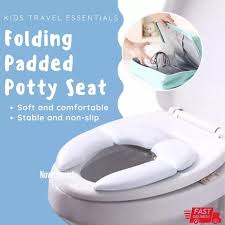 New Folding Padded Potty Seat Babies