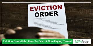 evict a tenant for non payment