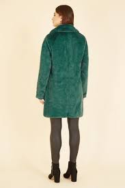 Buy Yumi Green Faux Fur Coat From Next