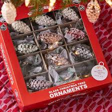 Shiny Brite Pinecone Ornaments Set