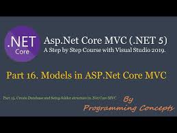 part 16 models in asp net core mvc