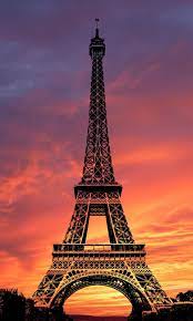 Eiffel Tower Wallpaper 4k Sunset