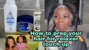 baby powder to prevent relaxer burns