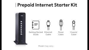 You won't have to research. Setting Up Your Xfinity Prepaid Internet Service Using The Self Install Kit Youtube