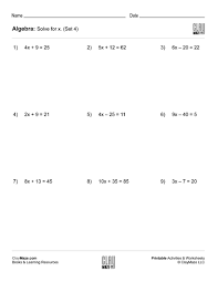 solve the equations i set 4