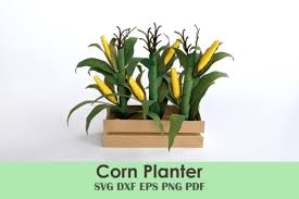 Mini Corn And Garden Box Ilration