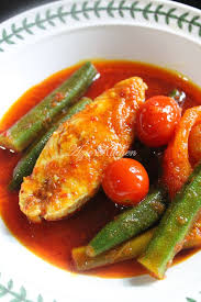 Jom makan di kedai amelia: Masak Asam Pedas Ikan Merah Yang Terlajak Sedap Azie Kitchen
