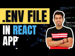 add env file in react application