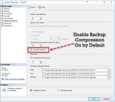 sql server how to enable backup